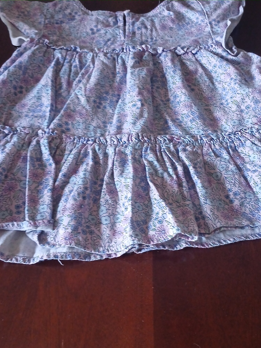 Cat & Jack Girls Flutter Sleeves Tier Dress - Picture 3 of 6
